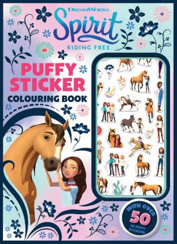 Spirit Riding Free: Puffy Sticker Colouring Book (Dreamworks)