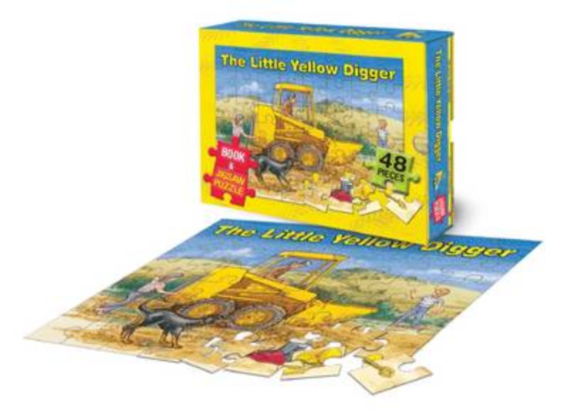 Little Yellow Digger Bk&Jigsaw