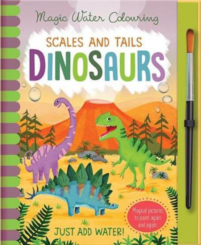 Scales and Tails Dinosaurs - Magic Water Colouring