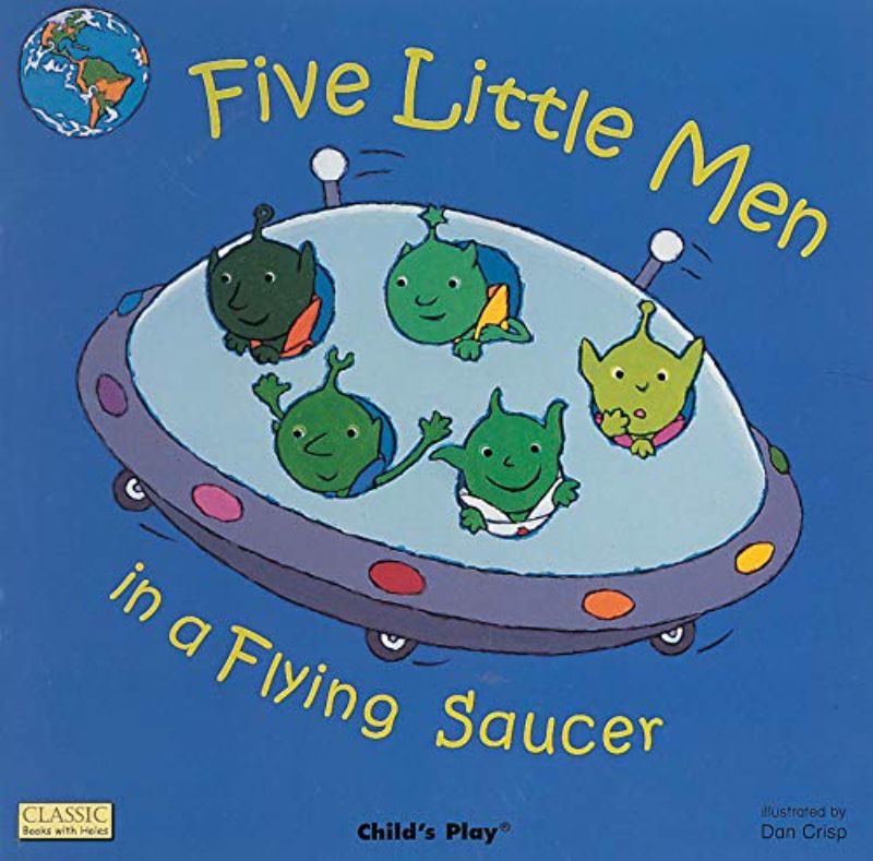 Five Little Men in a Flying Saucer (Board book)