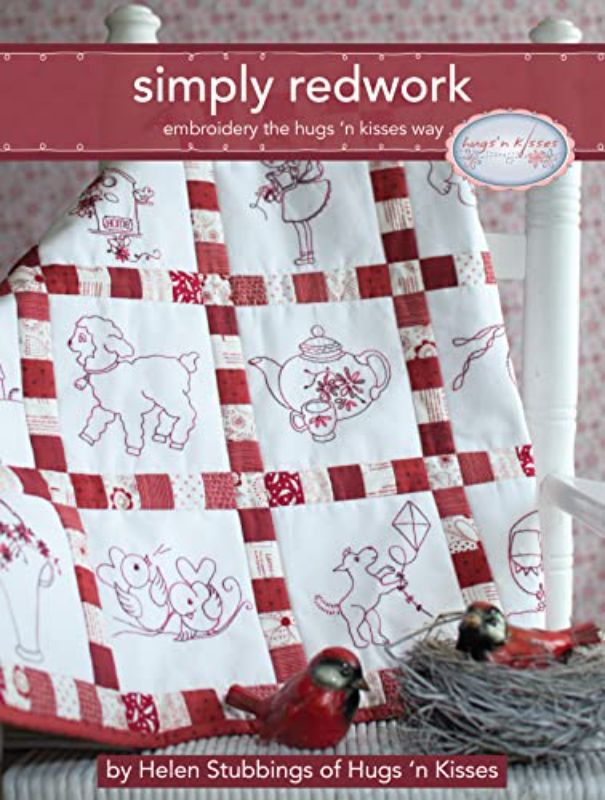 Simply Redwork: Embroidery the Hugs 'n Kisses Way (Landauer) Step-by-Step Instru