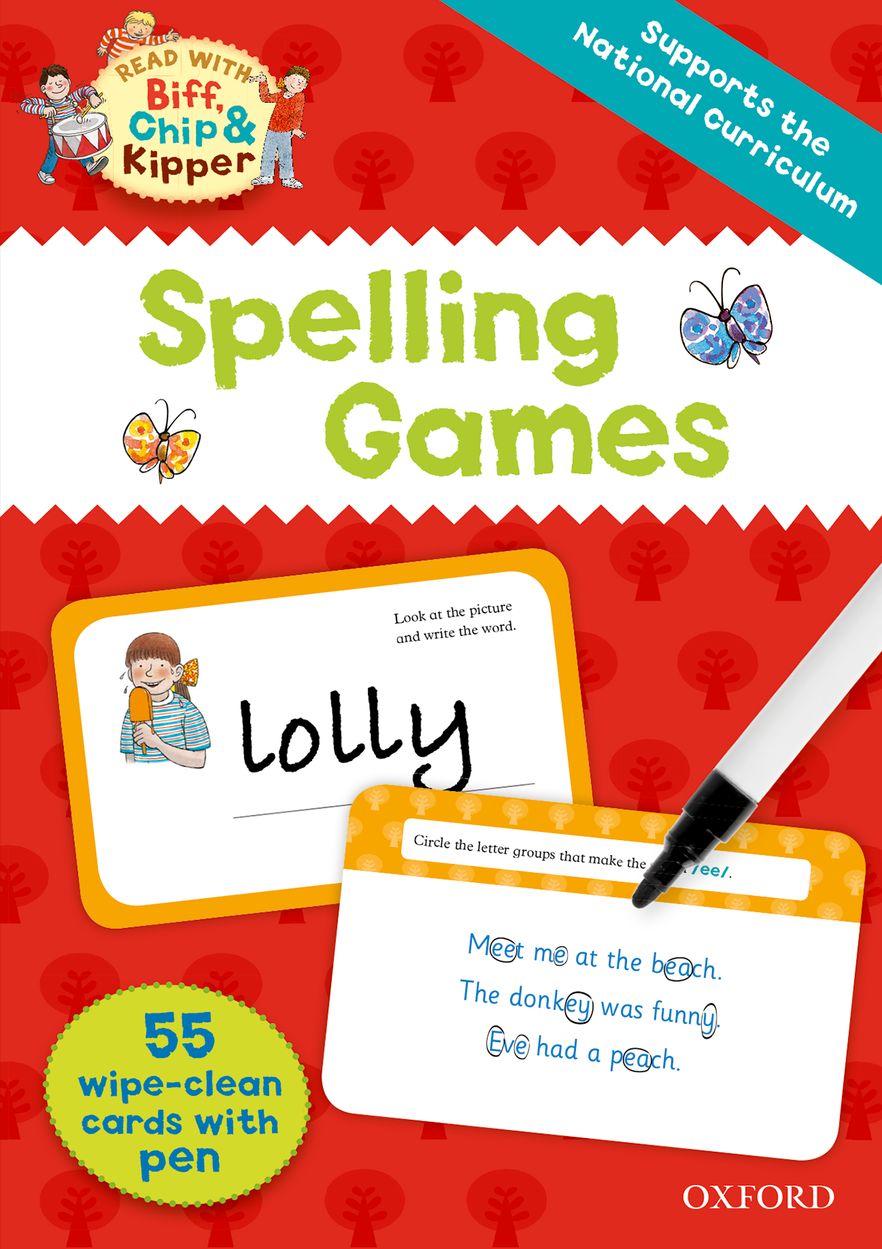 Oxford Reading Tree Read with Biff, Chip and Kipper Spelling Games Flashcards