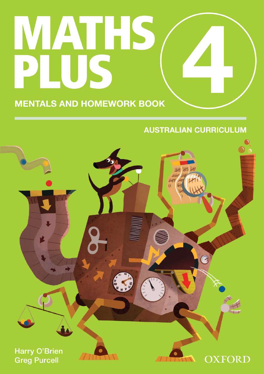 Maths Plus Aus Curriculum Edition Mentals & Homework Book 4 Revised Ed 2016