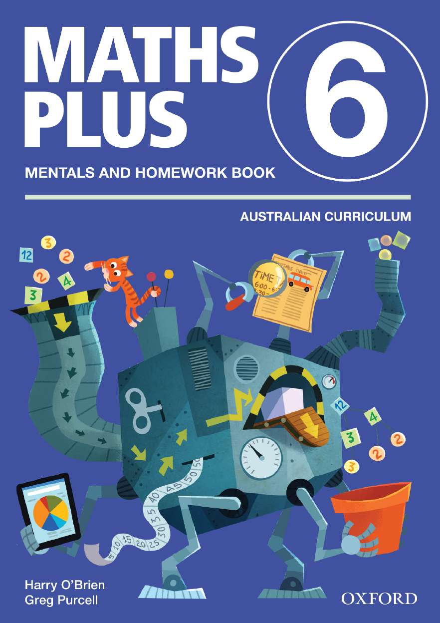 Maths Plus Aus Curriculum Edition Mentals & Homework Book 6 Revised Ed 2016