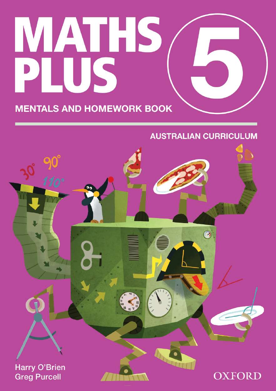 Maths Plus Aus Curriculum Edition Mentals & Homework Book 5 Revised Ed 2016