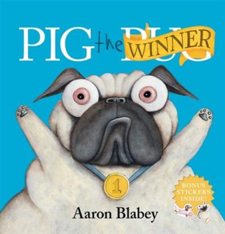 Pig the Winner (with Stickers)
(Hardback)