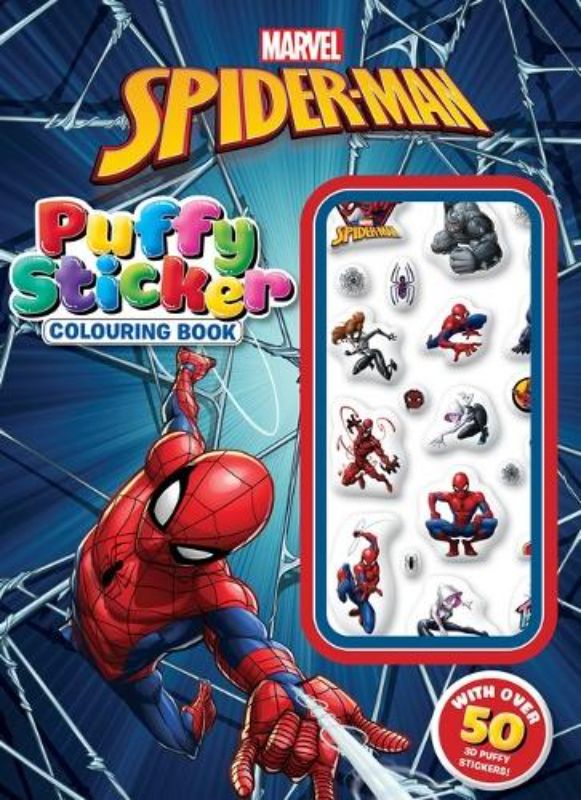 Spider-Man: Puffy Sticker Colouring Book (Marvel)
(Paperback)