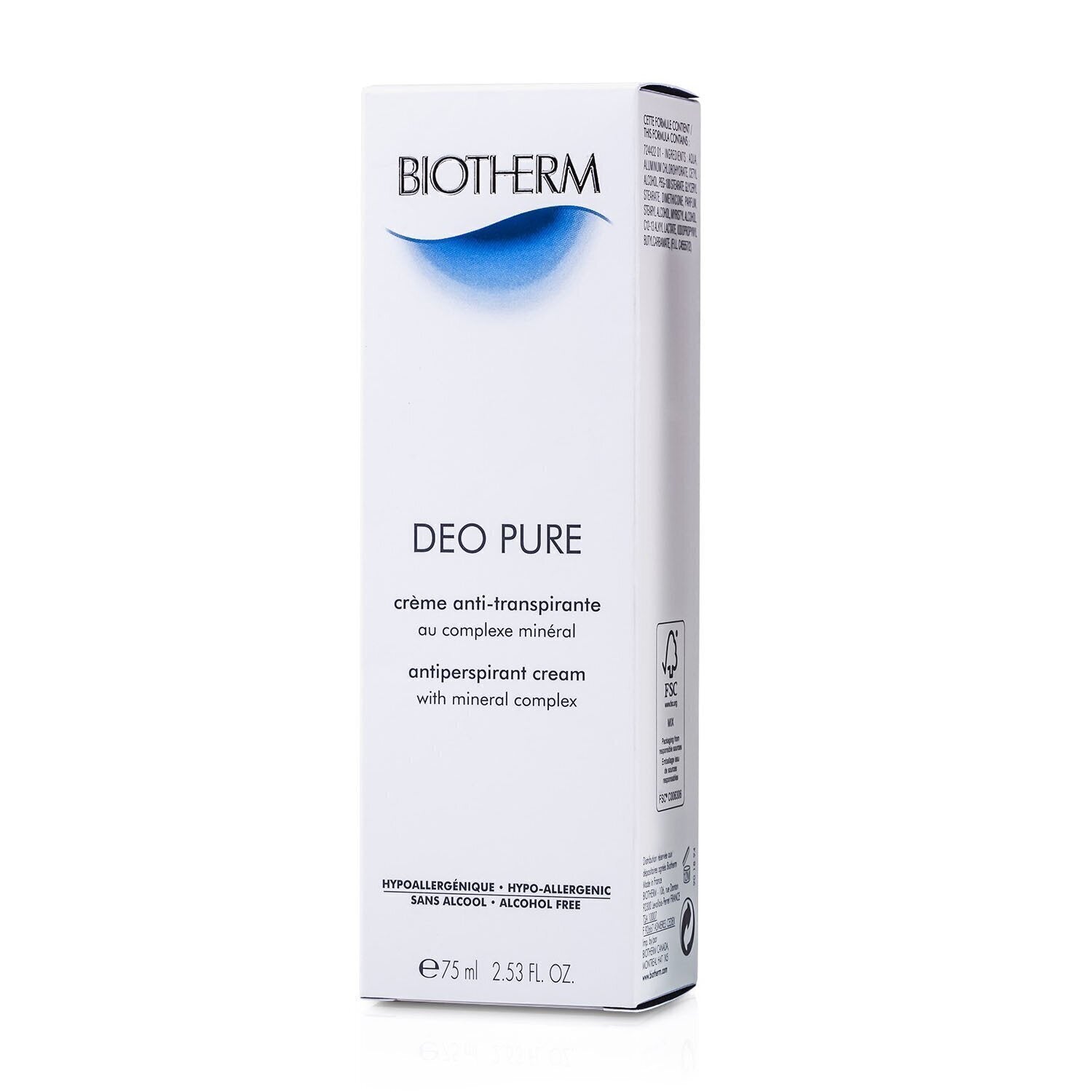 Biotherm Deo Pure Antiperspirant Cream  75ml/2.53oz