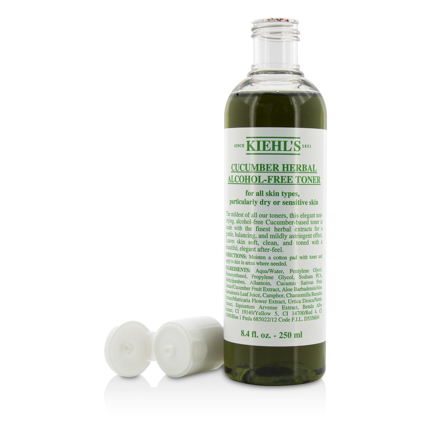 Kiehl's Cucumber Herbal Alcohol-Free Toner - For Dry or Sensitive Skin Types  25