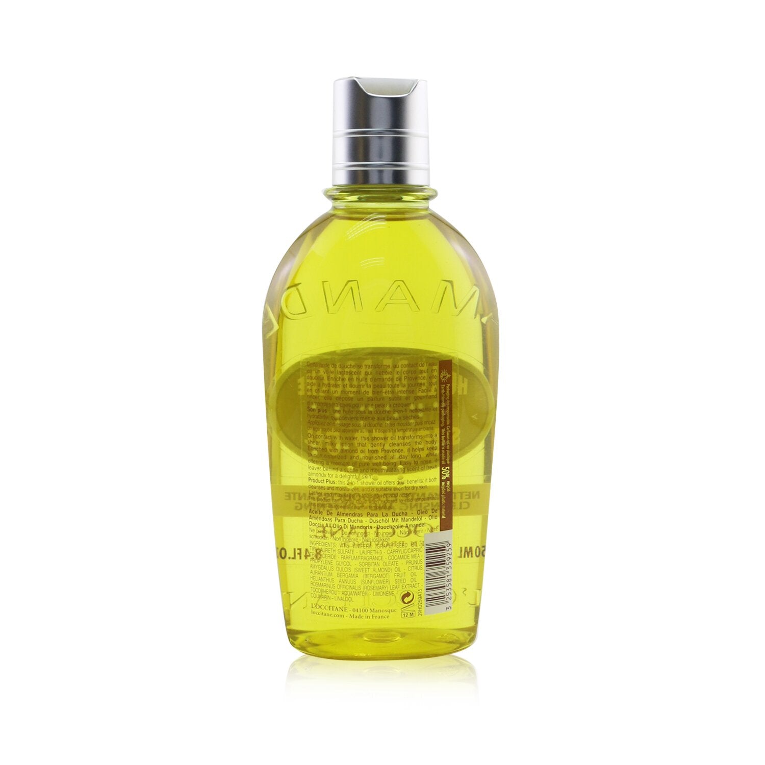 L'Occitane Almond Cleansing & Soothing Shower Oil 250ml/8.4oz