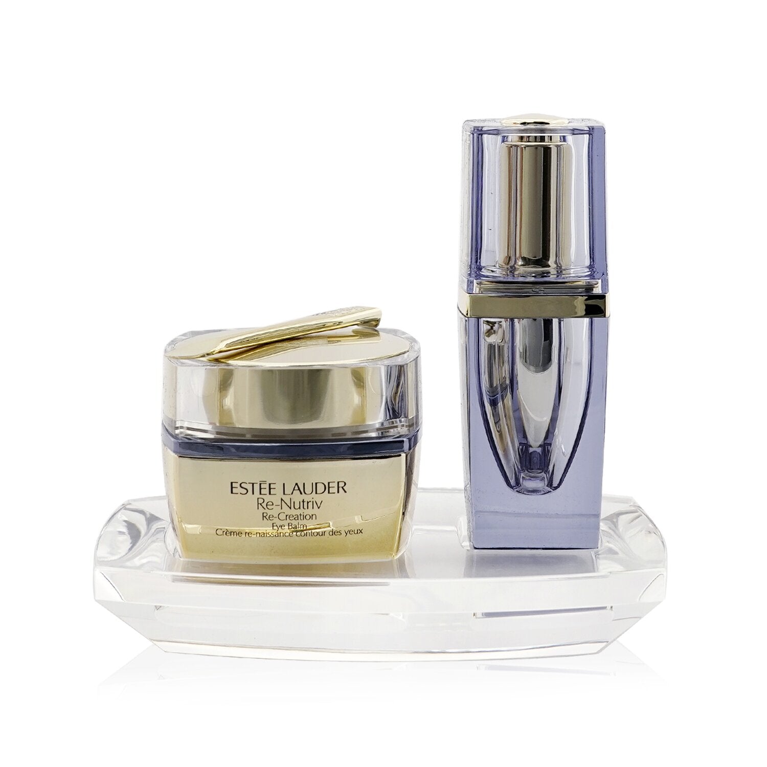 Estee Lauder Re-Nutriv Re-Creation Eye Balm: Eye Balm 15ml + Night Serum 4ml 2pc