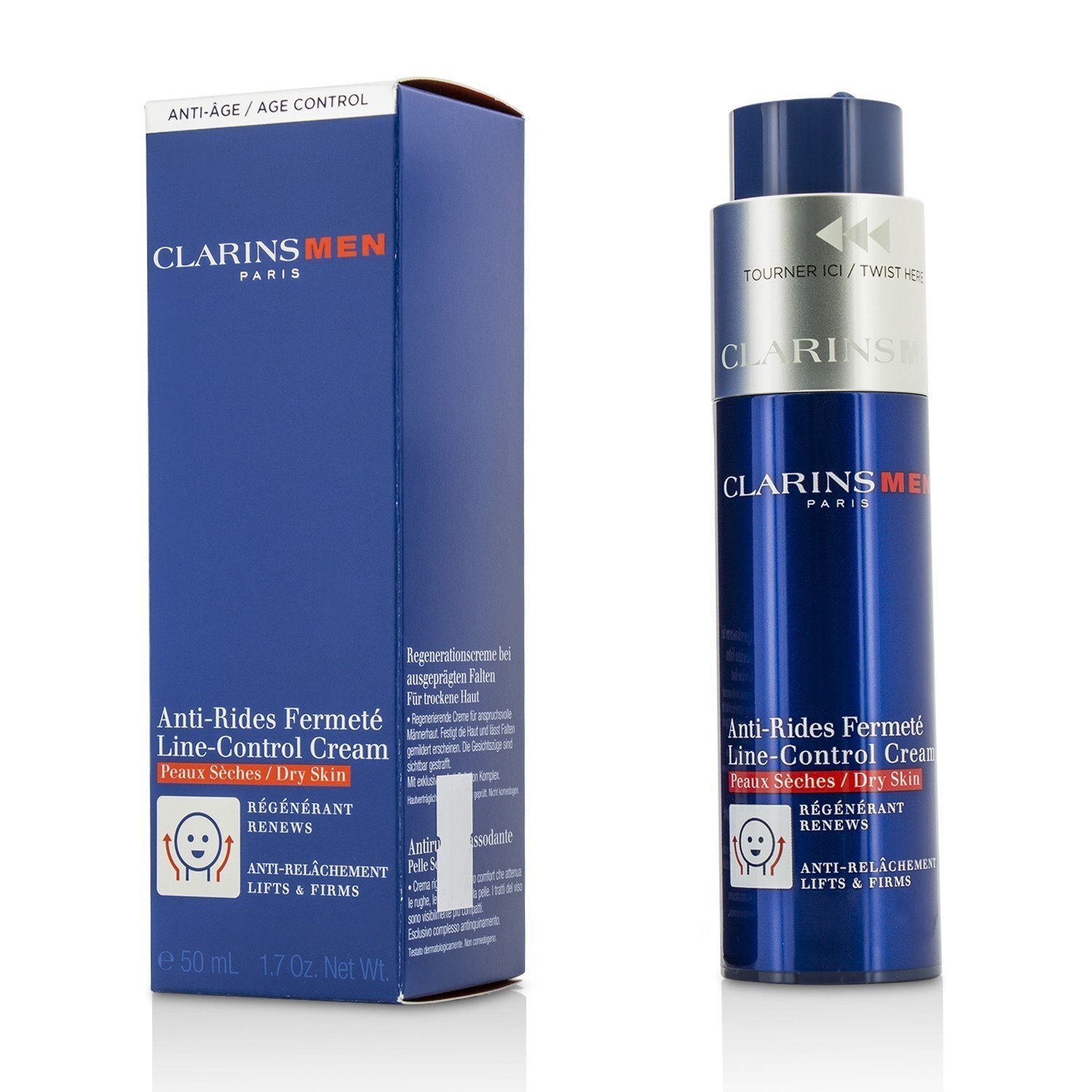 Clarins Men Line-Control Cream (Dry Skin) 50ml/1.7oz