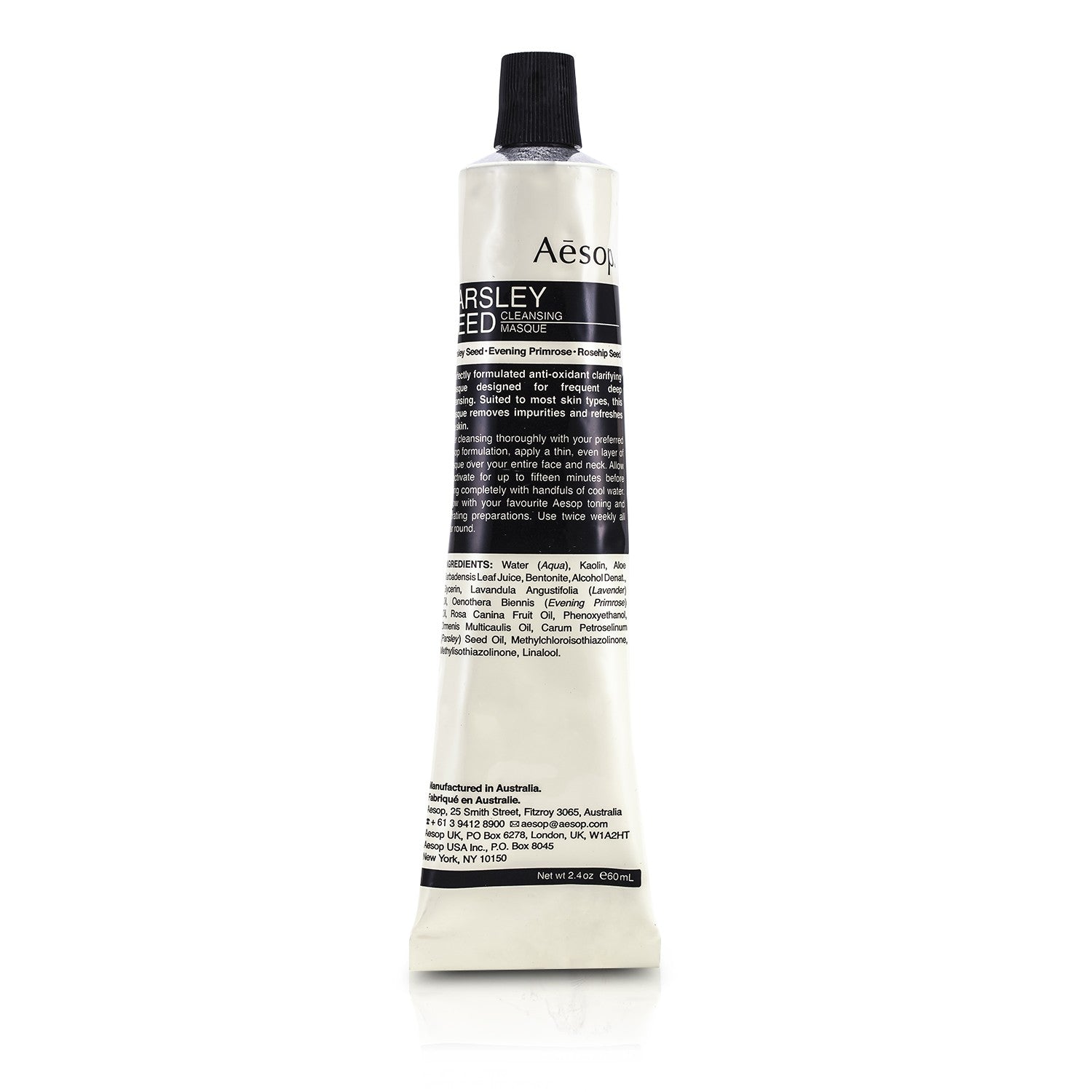 Aesop Parsley Seed Cleansing Masque (Tube) 60ml/2.38oz