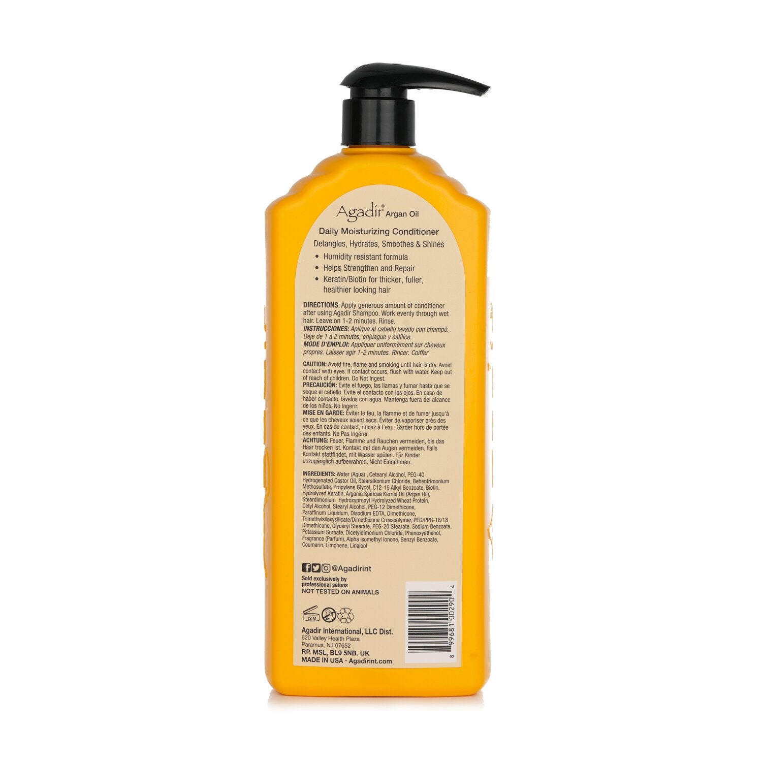 Agadir Argan Oil Daily Moisturizing Conditioner (For All Hair Types) 1000ml/33.8