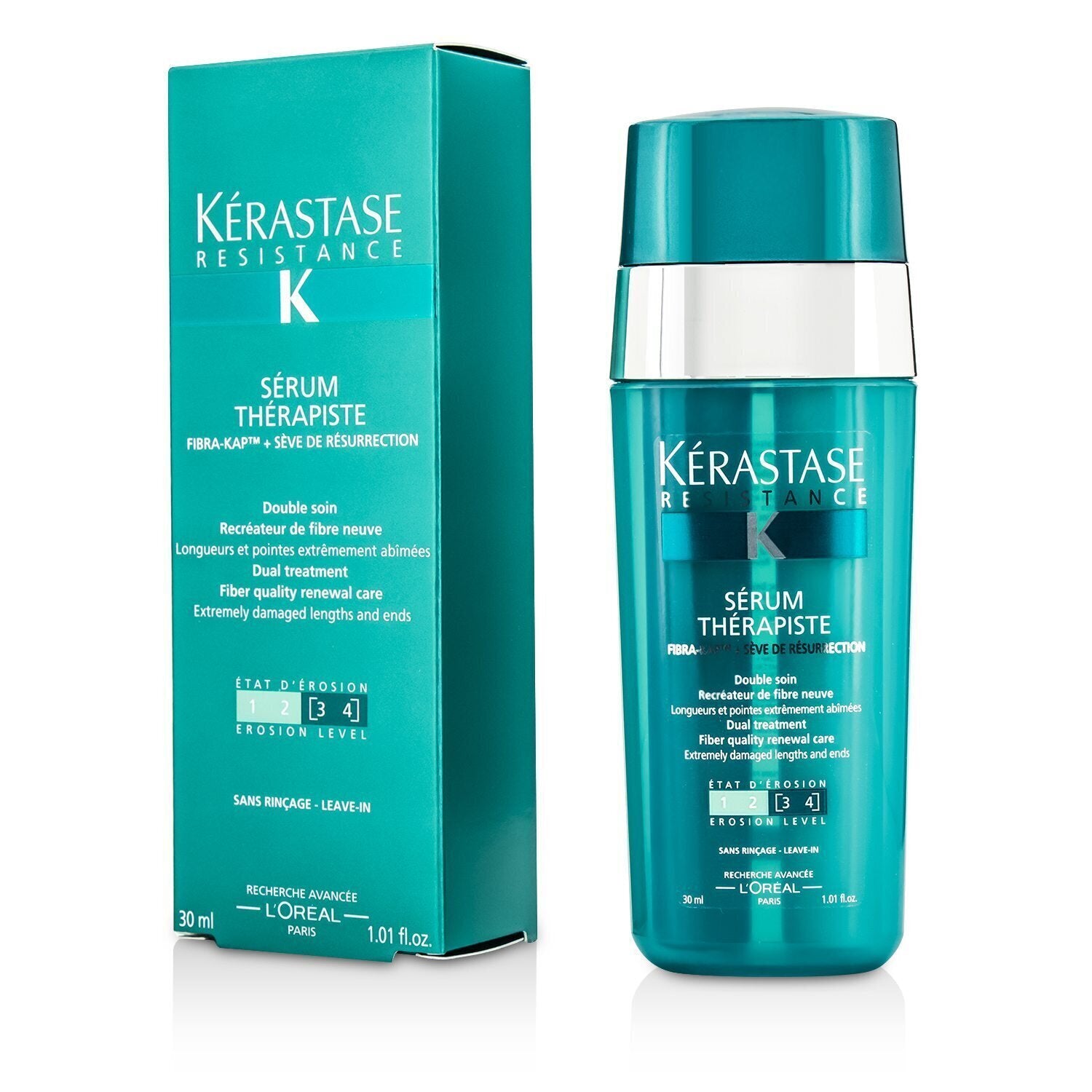 Kerastase Resistance Serum Therapiste Dual Treatment Fiber Quality Renewal Care