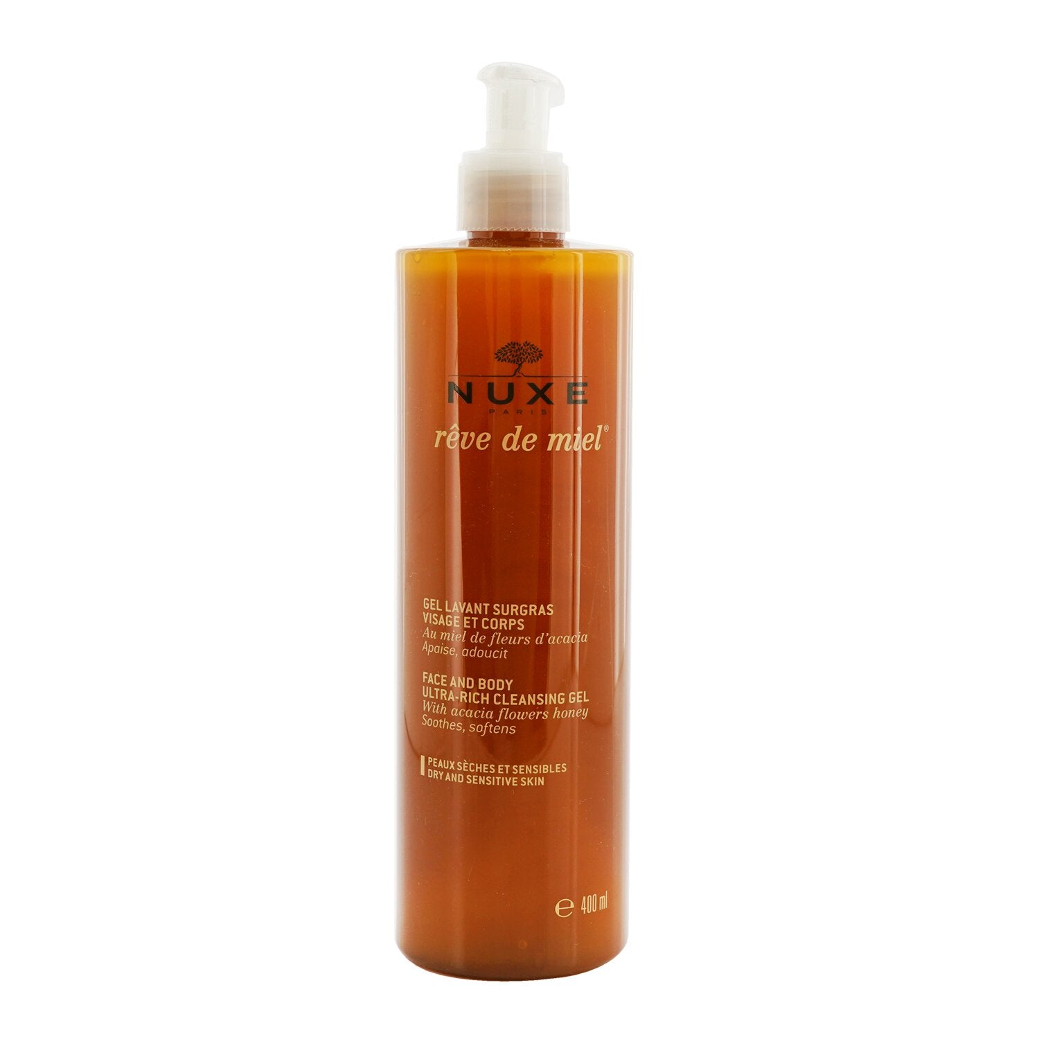 Nuxe Reve De Miel Face & Body Ultra-Rich Cleansing Gel (Dry & Sensitive Skin)  4