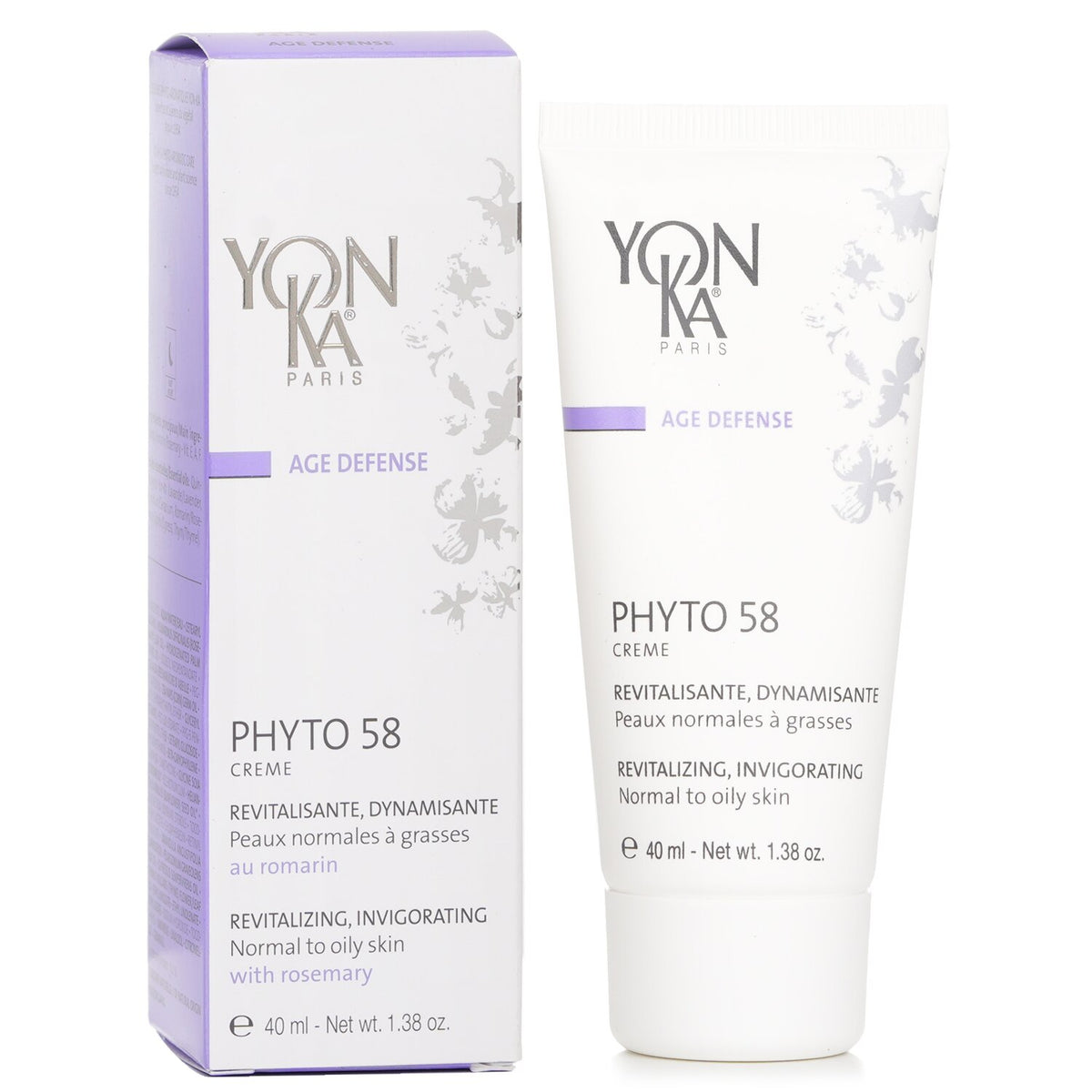 Yonka Age Defense Phyto 58 Creme With Rosemary + Vit. A.E.F. - Revitalizing