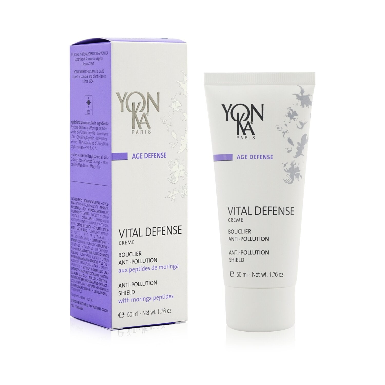 Yonka Age Defense Vital Defense Creme With Moringa Peptides - Anti-Pollution Shi