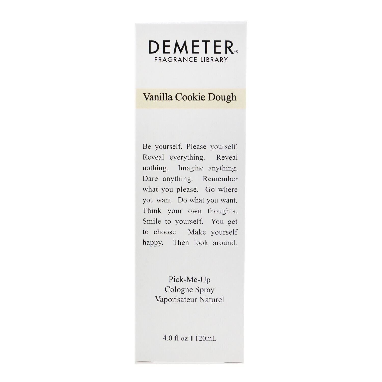 Demeter Vanilla Cookie Dough Cologne Spray 120ml/4oz