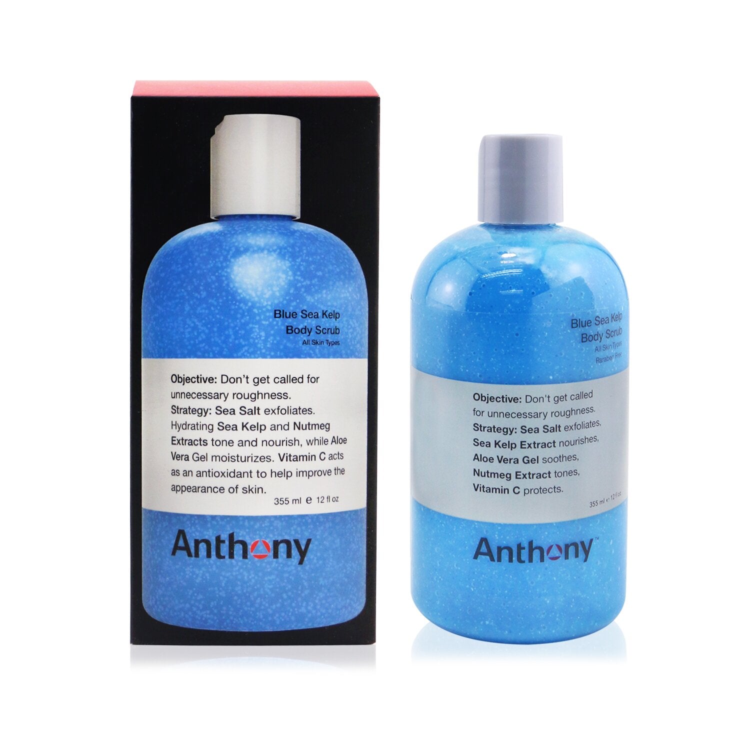 Anthony Logistics For Men Blue Sea Kelp Body Scrub 355ml/12oz