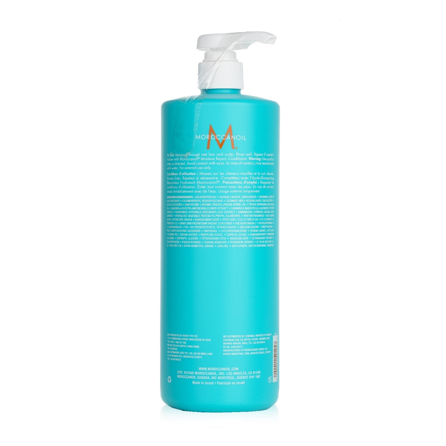 Moroccanoil Moisture Repair Shampoo (For Weakened and Damaged Hair) 1000ml/33.8o