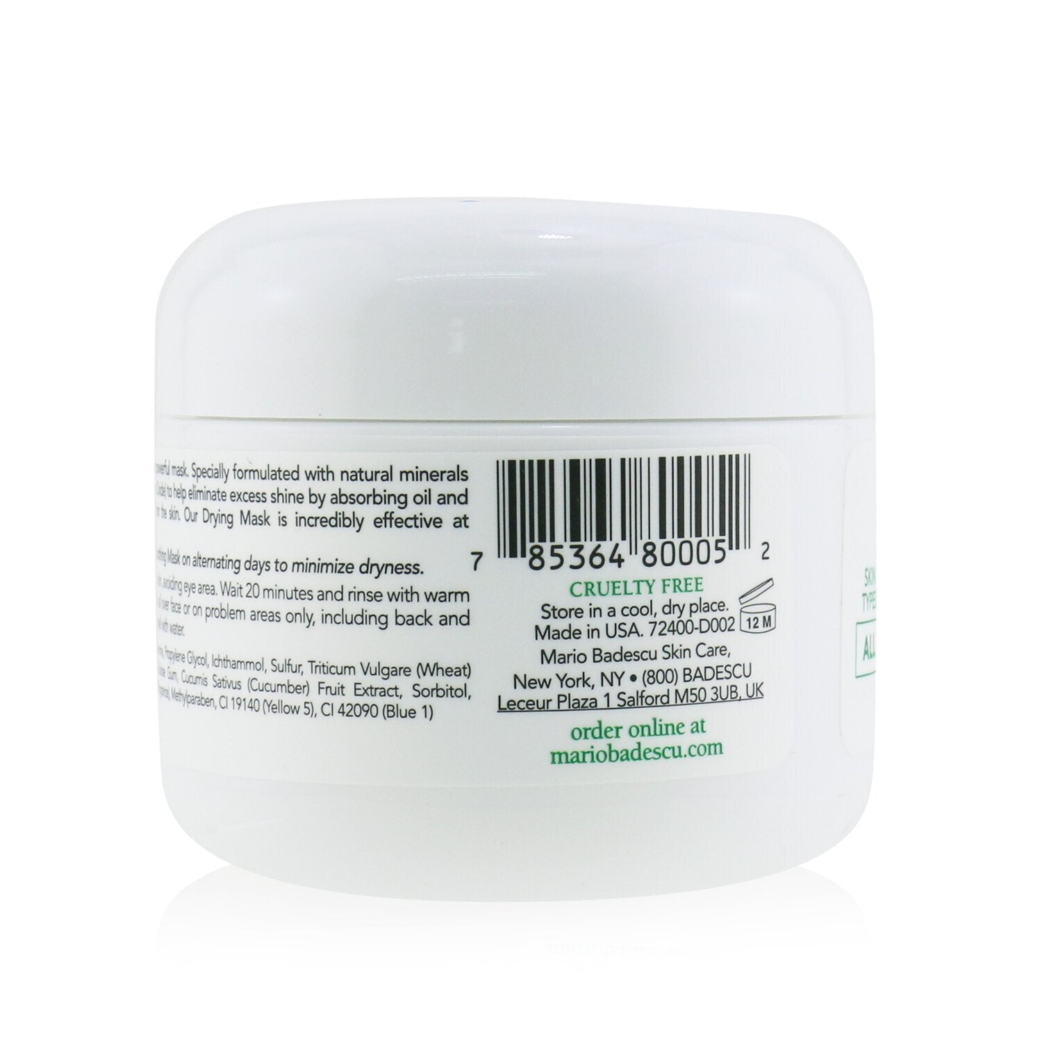 Mario Badescu Drying Mask - For All Skin Types 59ml/2oz