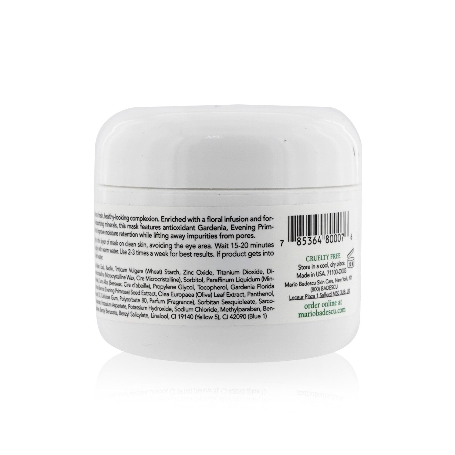 Mario Badescu Flower & Tonic Mask - For Combination/ Oily/ Sensitive Skin Types