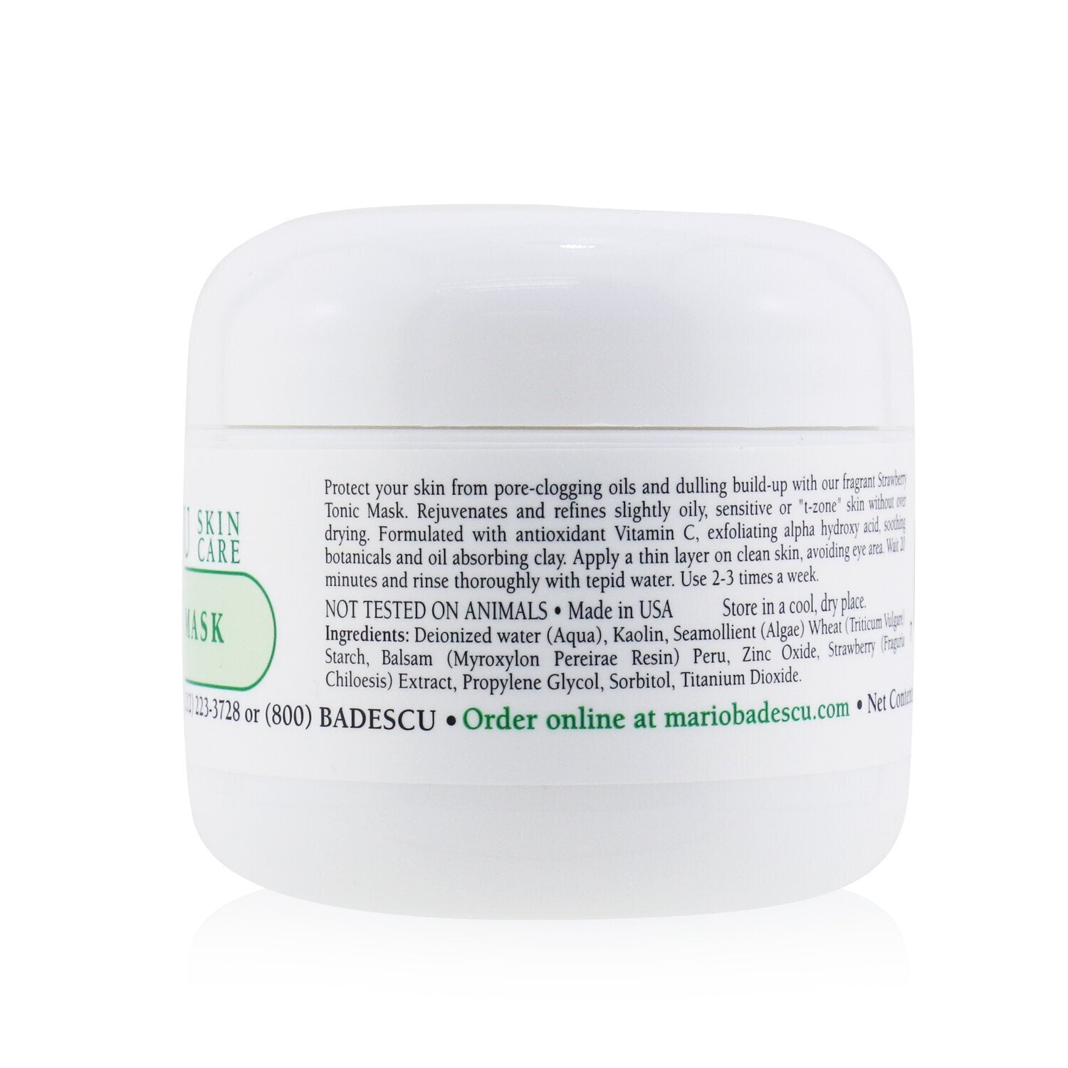 Mario Badescu Strawberry Tonic Mask - For Combination/ Oily/ Sensitive Skin Type