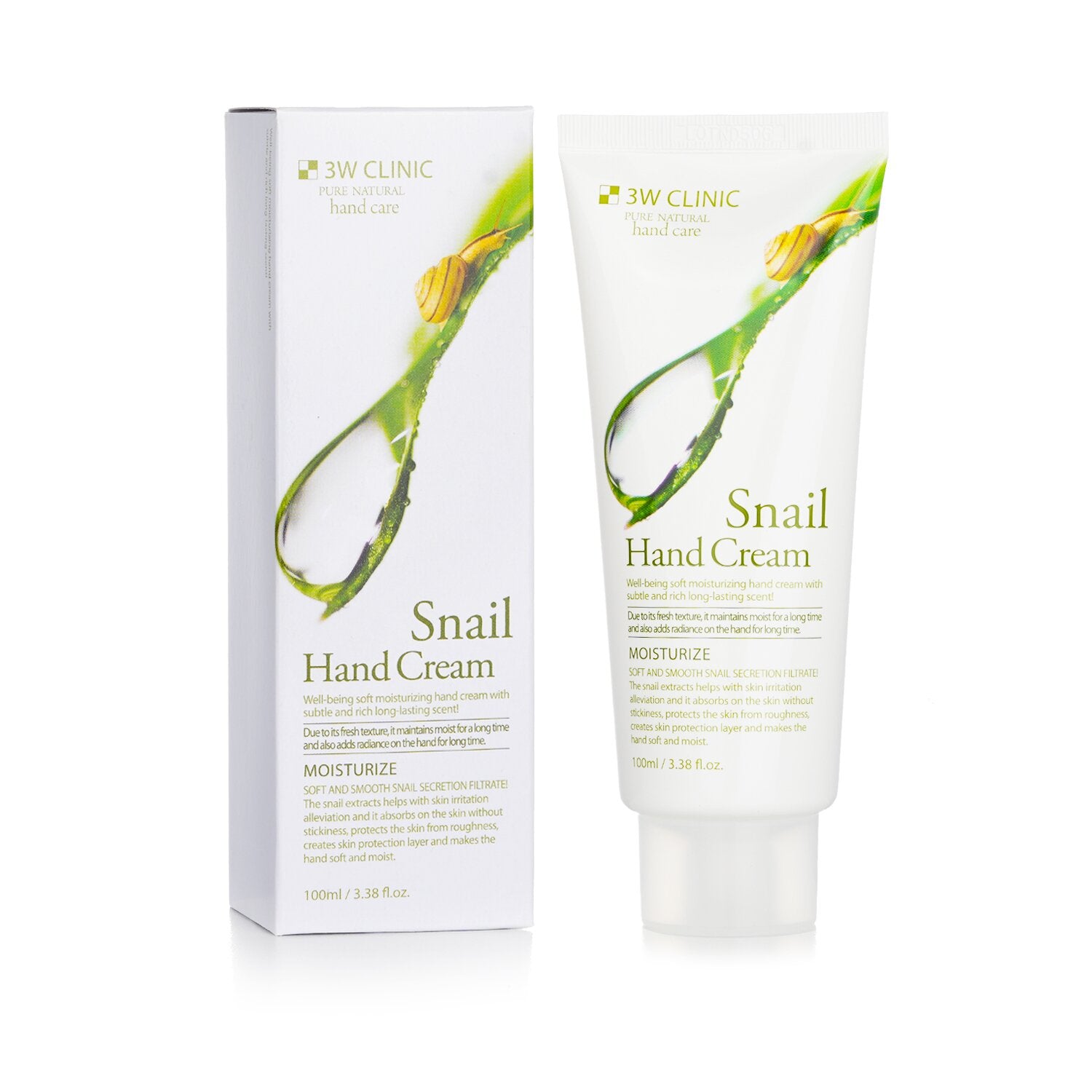 3W Clinic Hand Cream - Snail 100ml/3.38oz