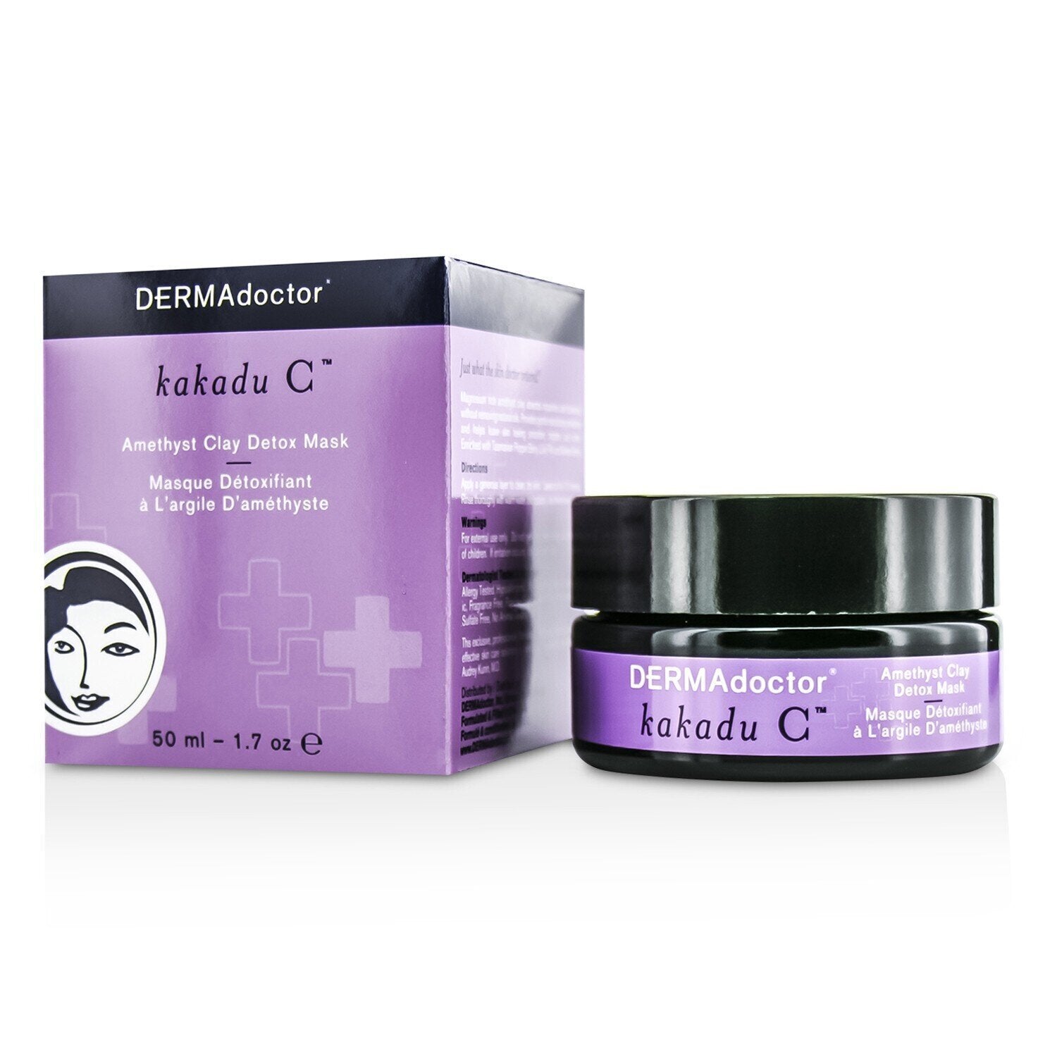 DERMAdoctor Kakadu C Amethyst Clay Detox Mask 50ml/1.7oz