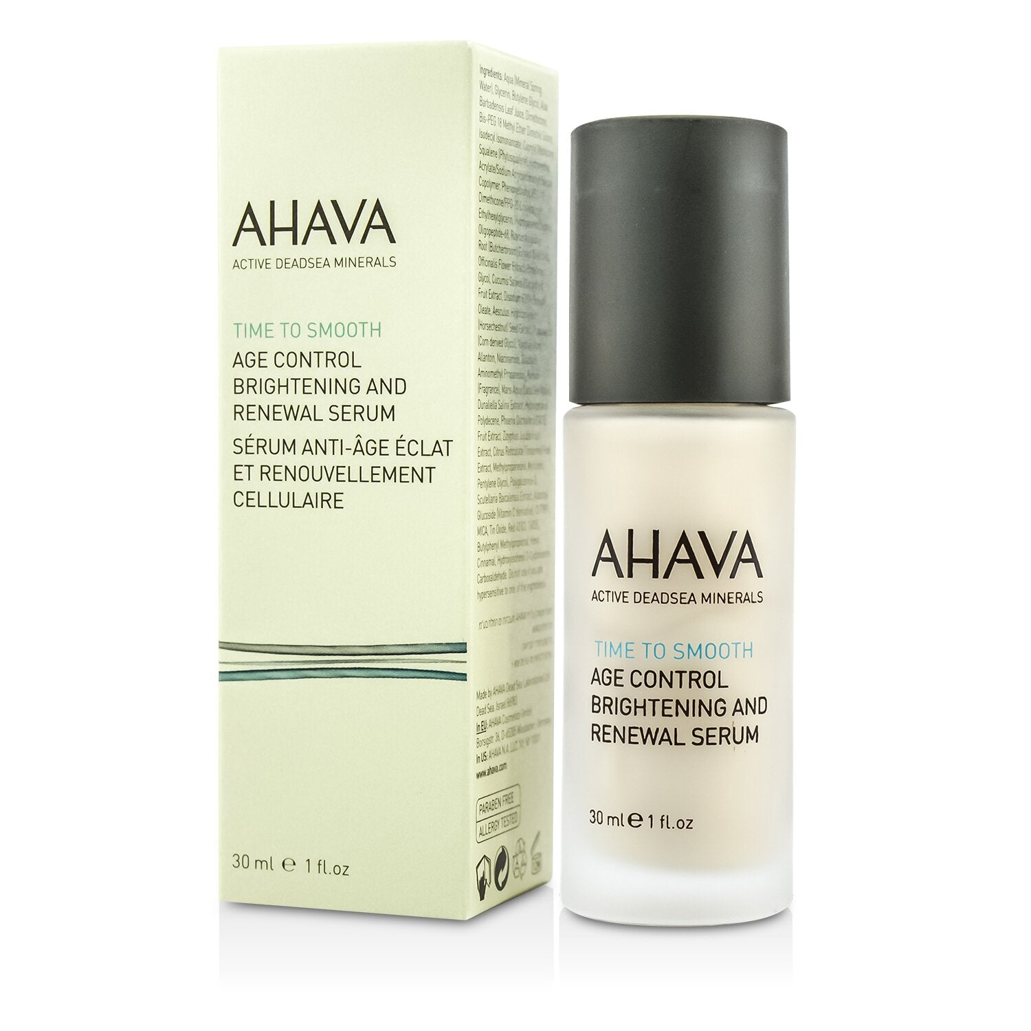 Ahava Time To Smooth Age Control Brightening and Renewal Serum  30ml/1oz