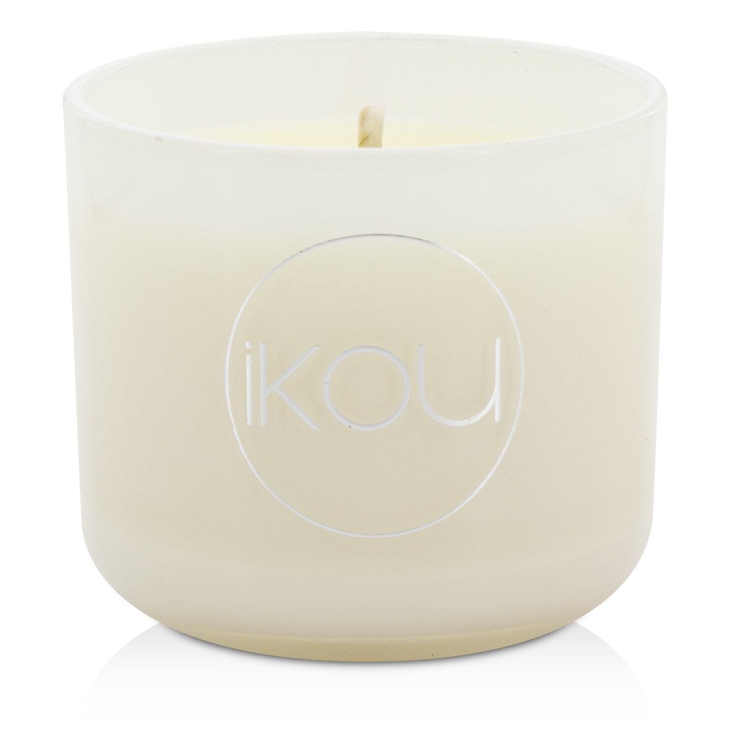 iKOU Eco-Luxury Aromacology Natural Wax Candle Glass - Nurture (Italian Orange C