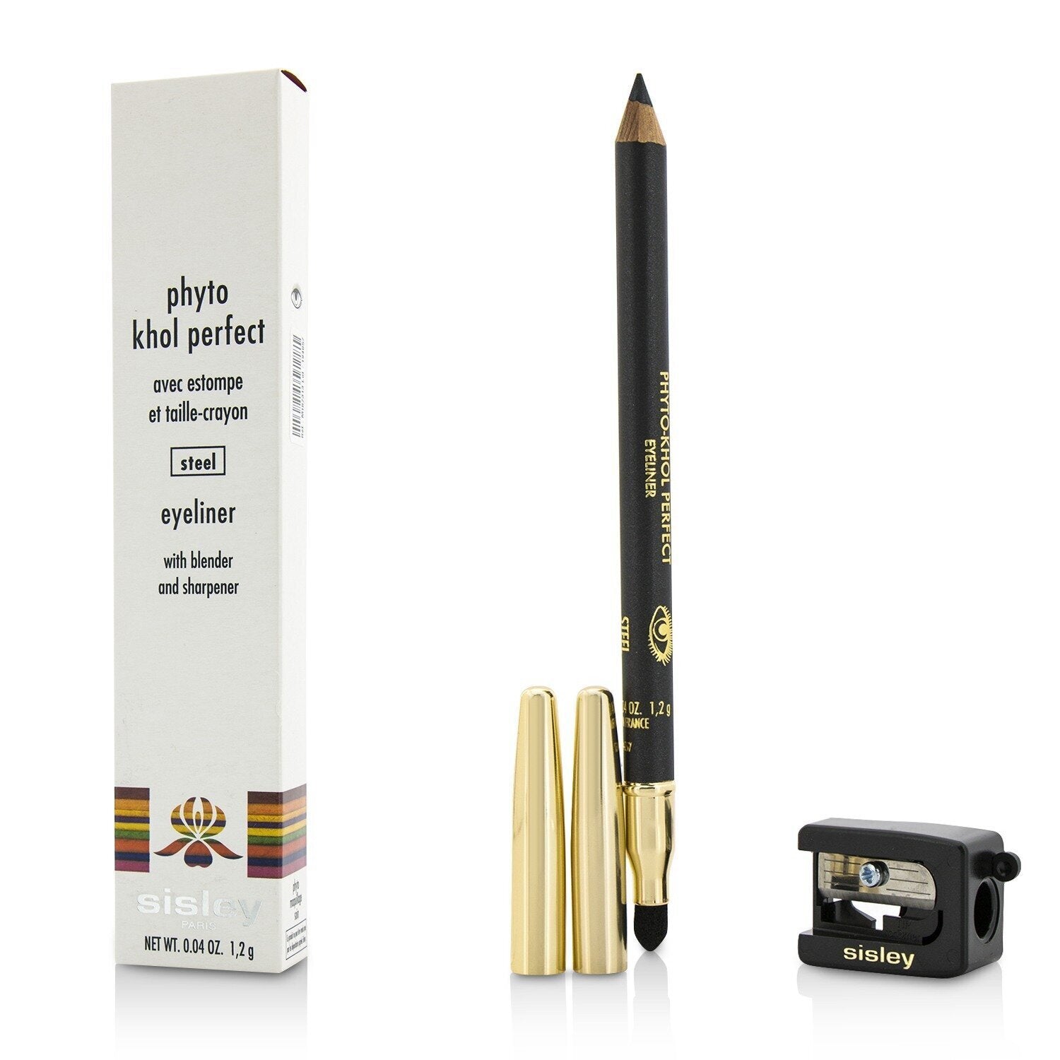 Sisley Phyto Khol Perfect Eyeliner (With Blender and Sharpener) - # Steel 1.2g/0
