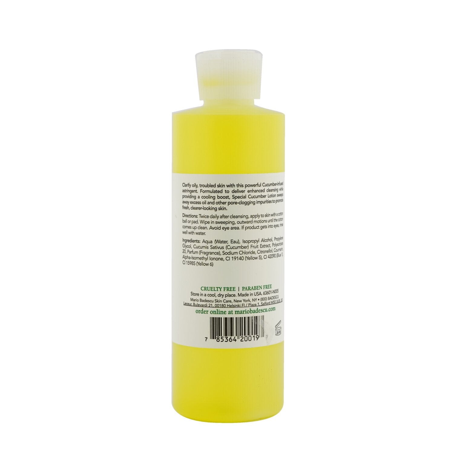 Mario Badescu Special Cucumber Lotion - For Combination/ Oily Skin Types  236ml/
