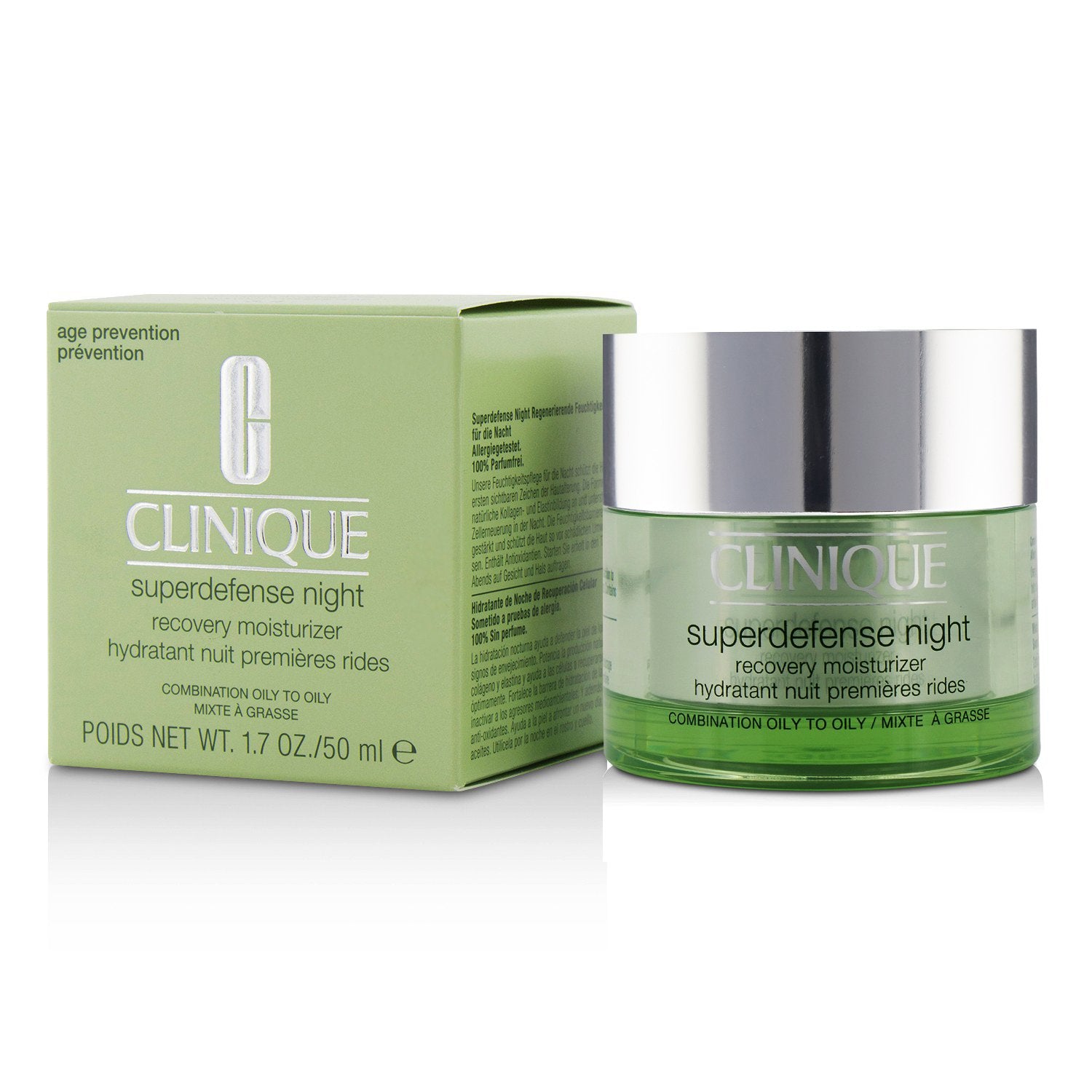 Clinique Superdefense Night Recovery Moisturizer - For Combination Oily To Oily