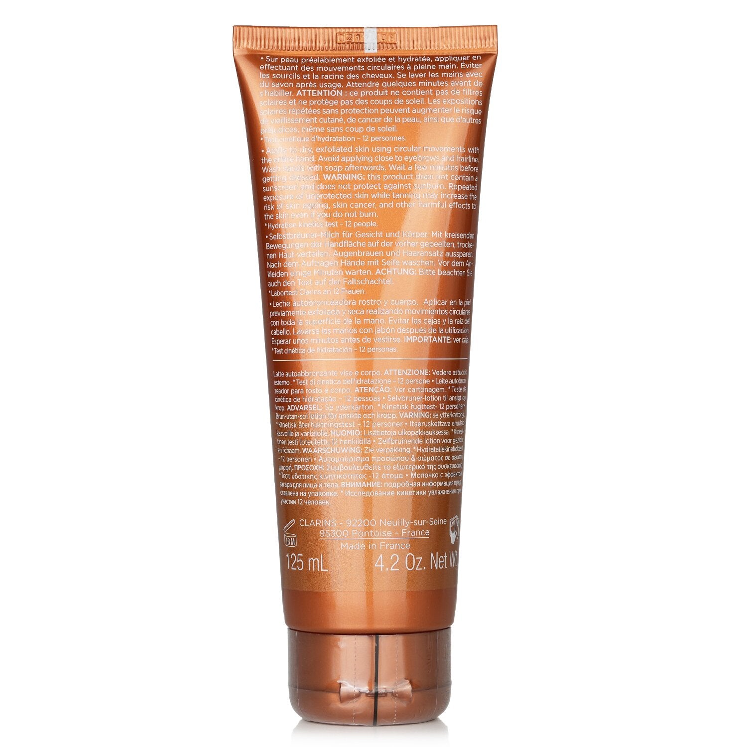 Clarins Self Tanning Milky-Lotion  125ml/4.2oz