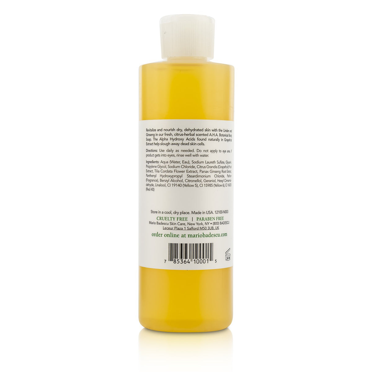 Mario Badescu A.H.A. Botanical Body Soap - For All Skin Types 236ml/8oz