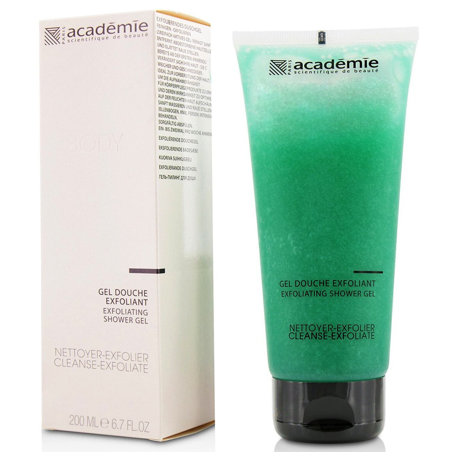 Academie Exfoliating Shower Gel  200ml/6.7oz