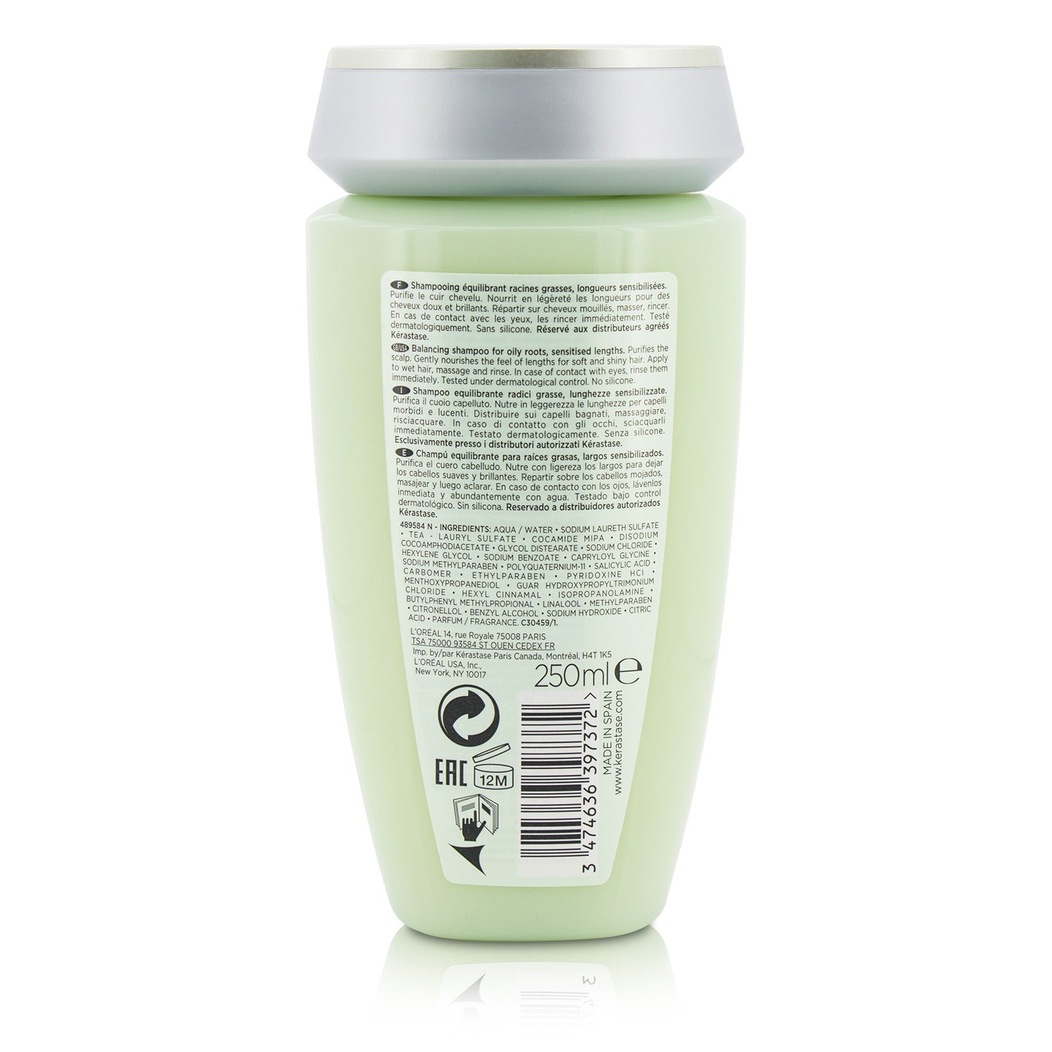 Kerastase Specifique Bain Divalent Balancing Shampoo (Oily Roots, Sensitised Len