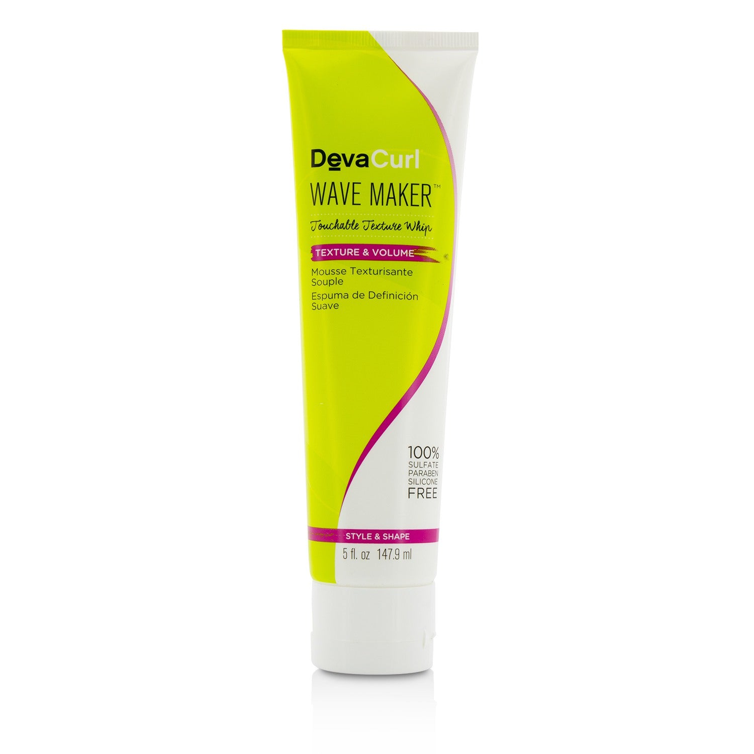 DevaCurl Wave Maker (Touchable Texture Whip - Texture &amp; Volume) 147.9ml/5oz