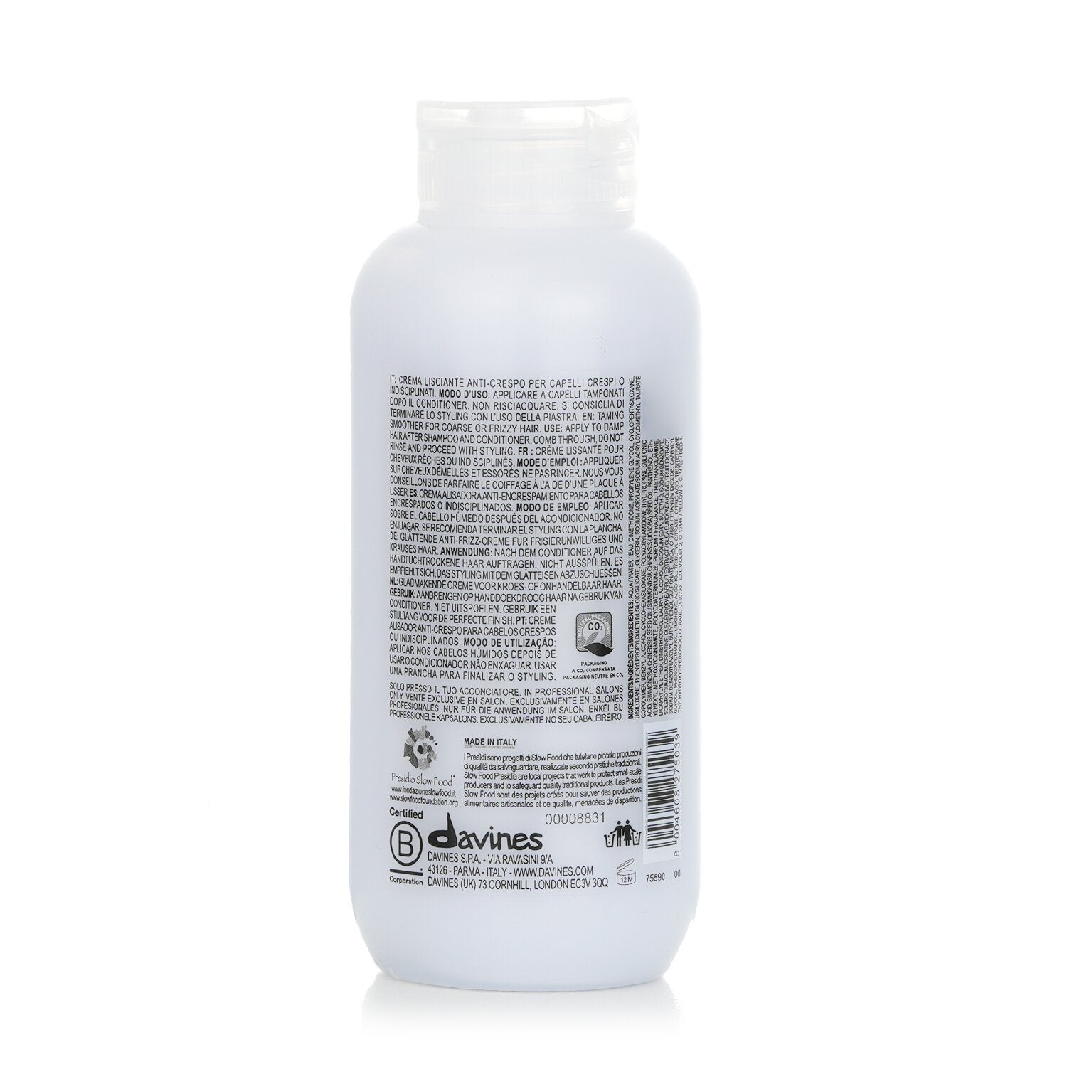Davines Love Hair Smoother (Lovely Taming Smoother For Coarse or Frizzy Hair) 15