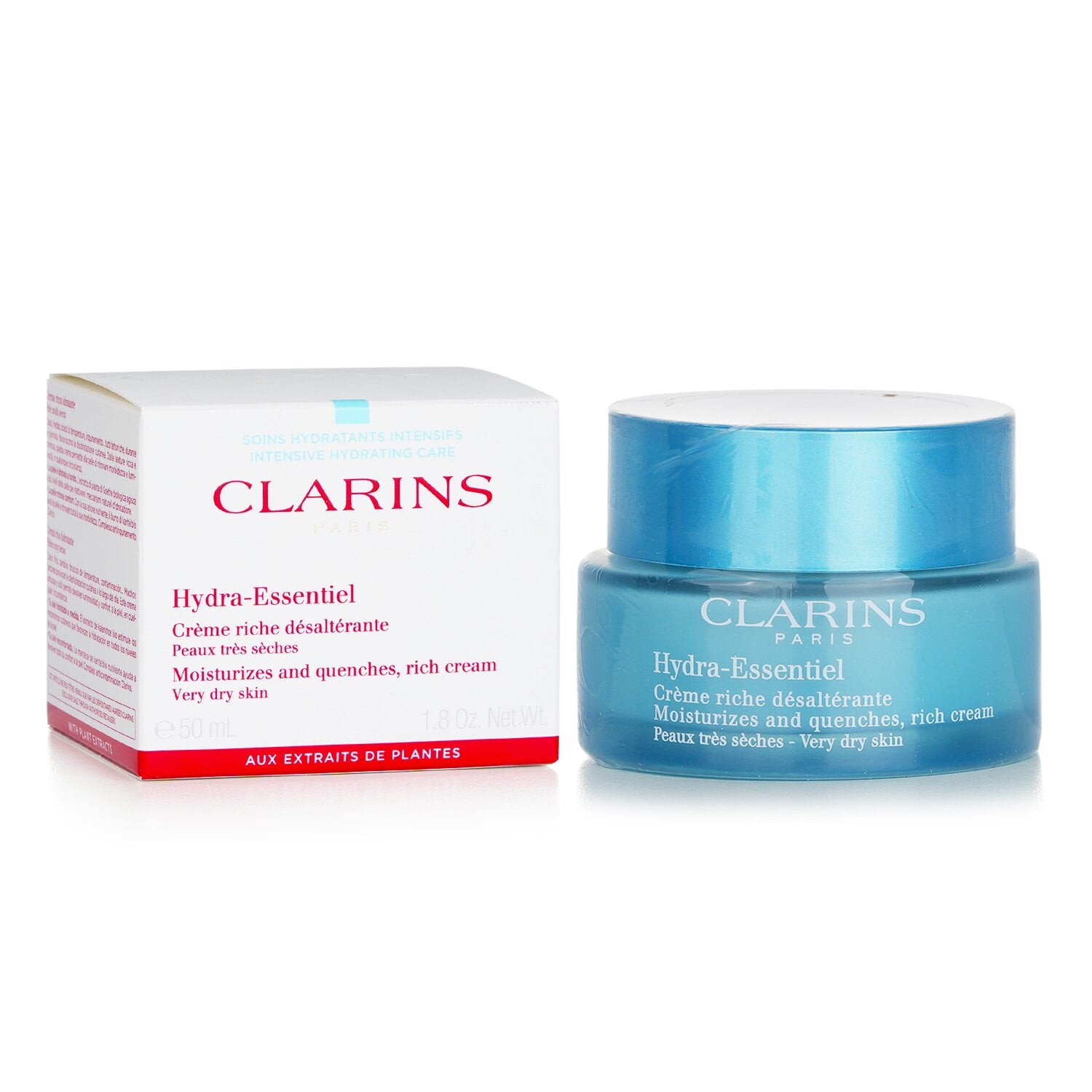 Clarins Hydra-Essentiel Moisturizes & Quenches Rich Cream - Very Dry Skin 50ml/1