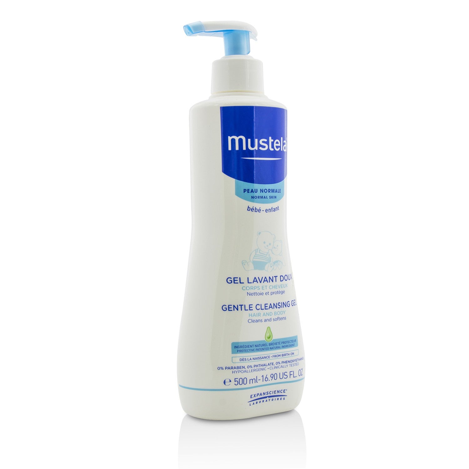 Mustela Gentle Cleansing Gel - Hair & Body 500ml/16.9oz