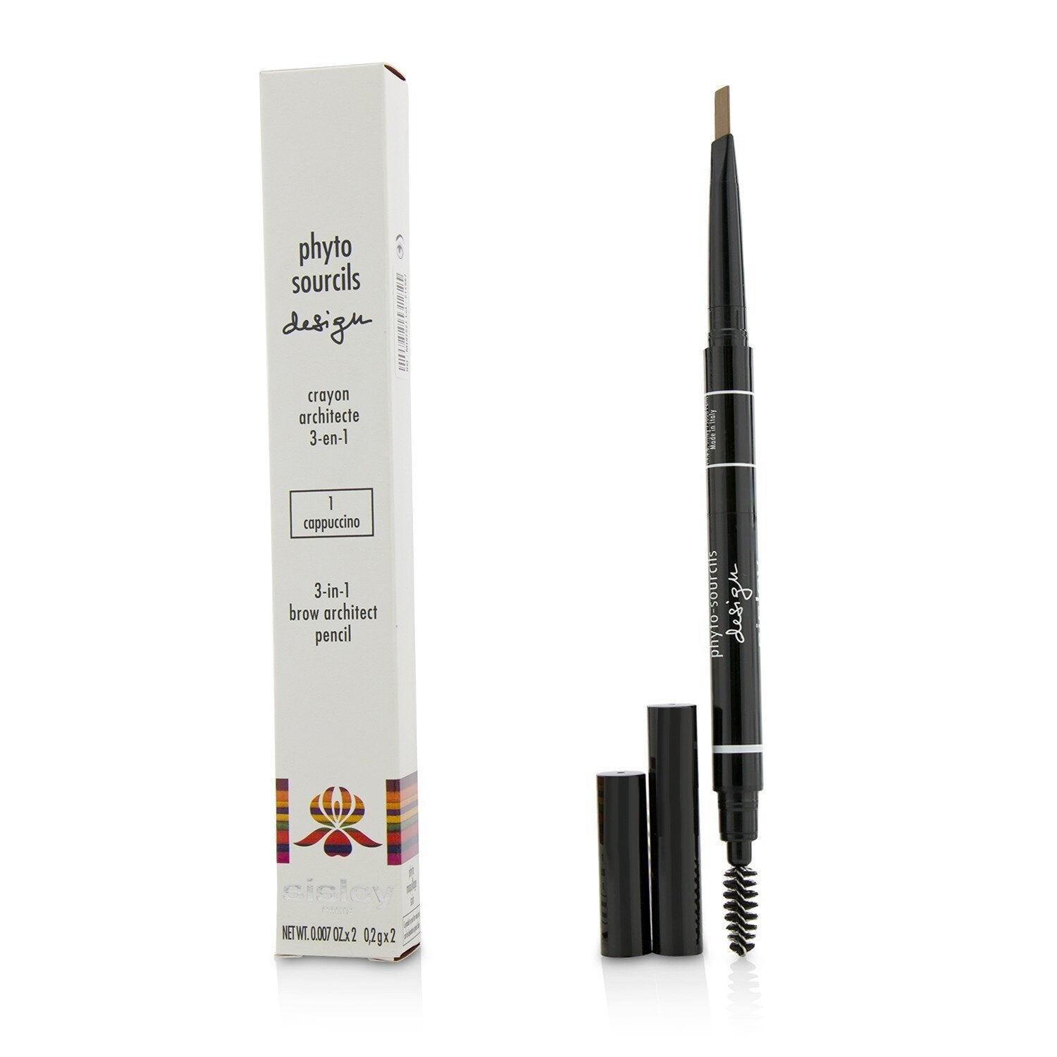 Sisley Phyto Sourcils Design 3 In 1 Brow Architect Pencil - # 1 Cappuccino  2x0.