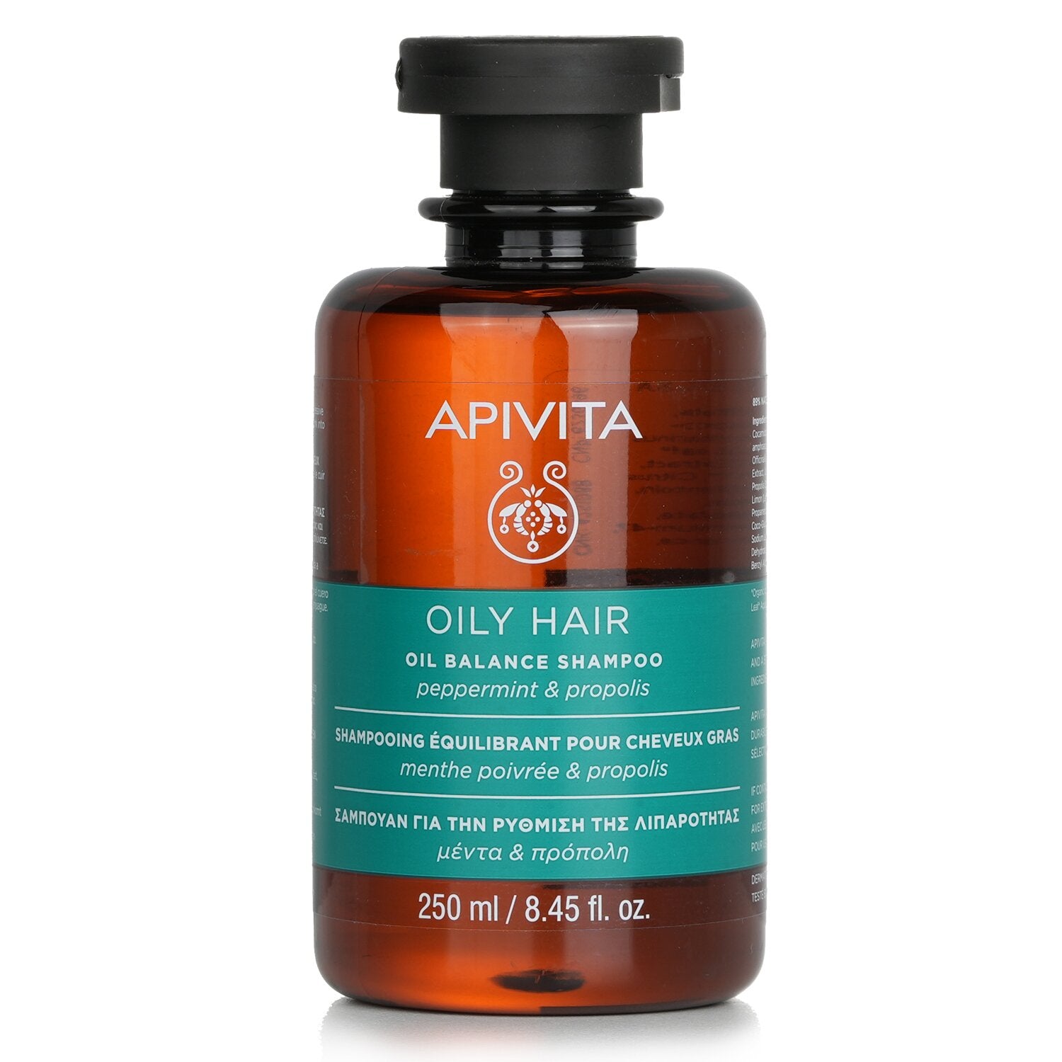 Apivita Oil Balance Shampoo with Peppermint & Propolis (For Oily Hair)  250ml/8.