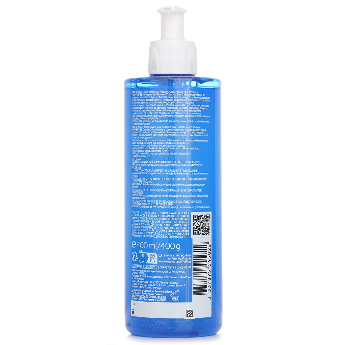 La Roche Posay Toleriane Purifying Foaming Cleanser (For Normal To Oily Skin)