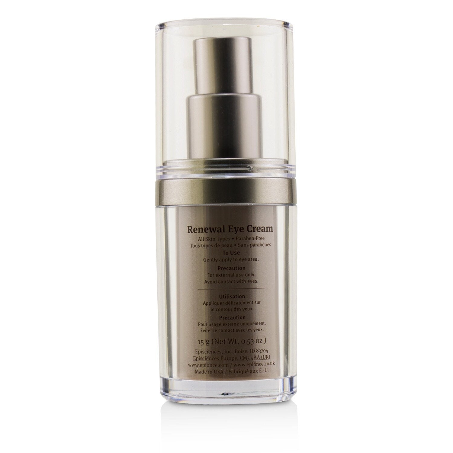 Epionce Renewal Eye Cream - For All Skin Types  15g/0.53oz