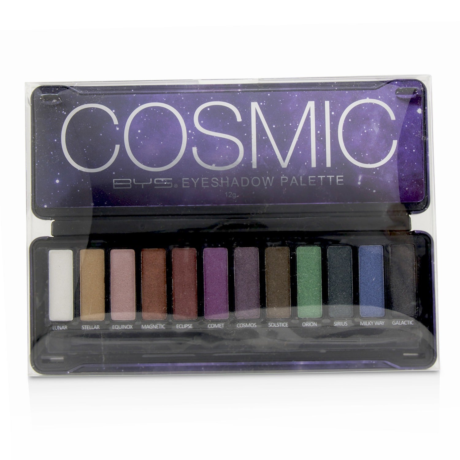 BYS Eyeshadow Palette (12x Eyeshadow, 2x Applicator) - Cosmic  12g/0.42oz