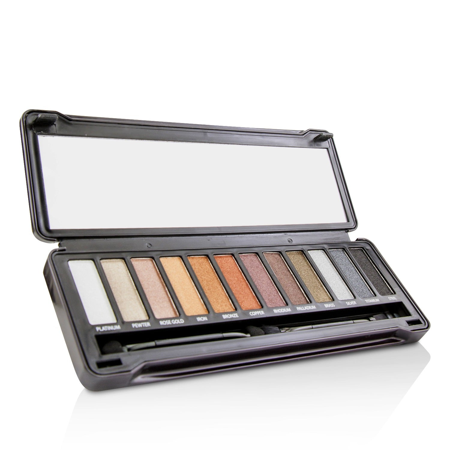 BYS Eyeshadow Palette (12x Eyeshadow, 2x Applicator) - Metals  12g/0.42oz