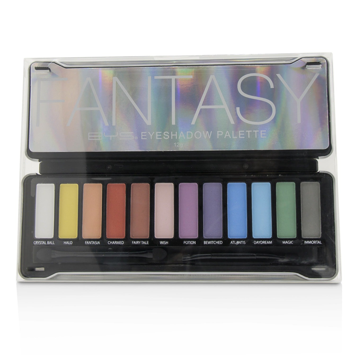 BYS Eyeshadow Palette (12x Eyeshadow, 2x Applicator) - Fantasy  12g/0.42oz